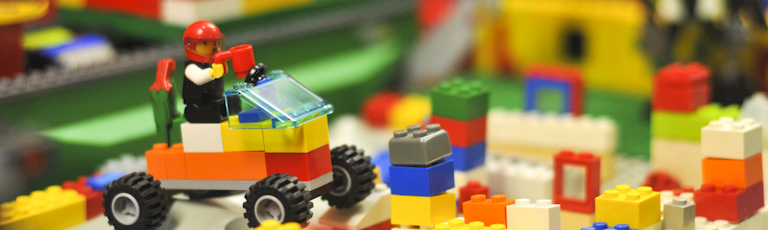 Various lego bricks