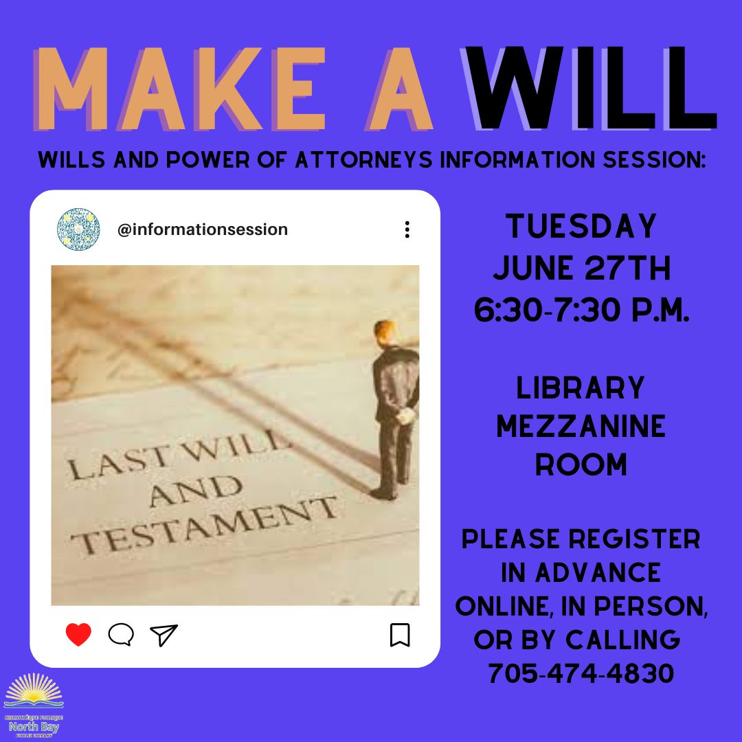 Will and Power of Attorney info session